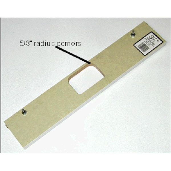 Grandoldgarden 4 x 0.625 in. Radius Corner Hinge Template GR1628022 - main